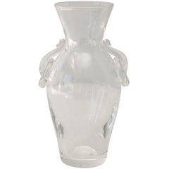 Glasglas-Amphora von Steuben Glass