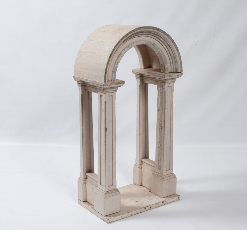Painted Architectural Arch Model For Sale 3