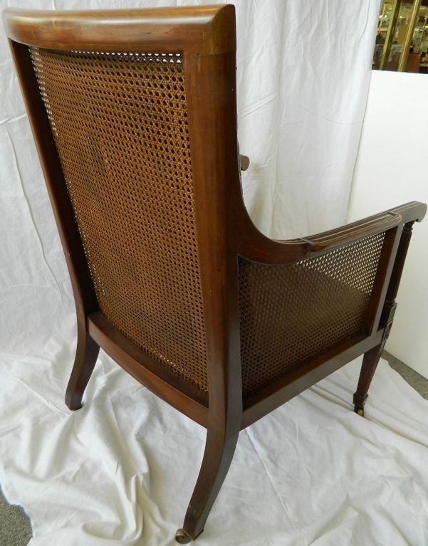 19th Century English Lounge Chair 19th c. For Sale