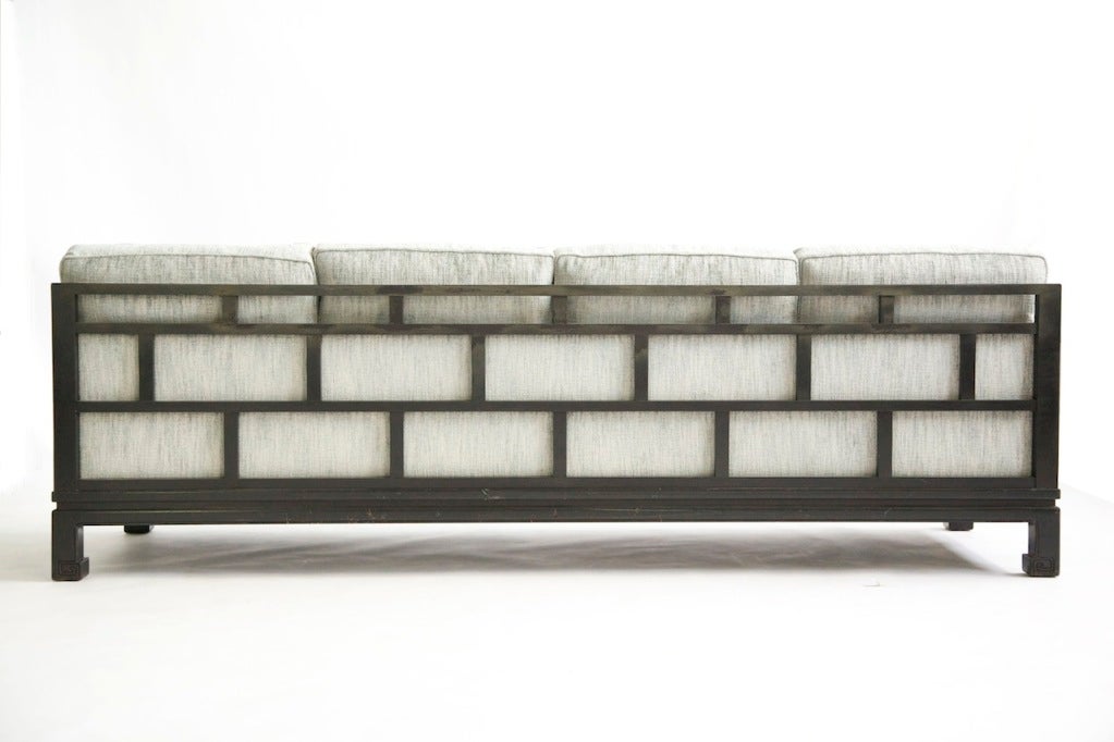 Mid-Century Modern Baker Four-Seat Sofa by Michael Taylor 