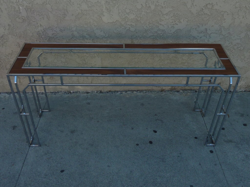 Stunning Milo Baughman Console Table for Thayer Coggin In Excellent Condition In Pasadena, CA