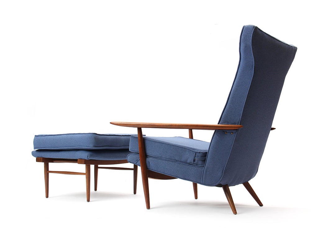 American Highback Chair and Ottoman by George Nakashima