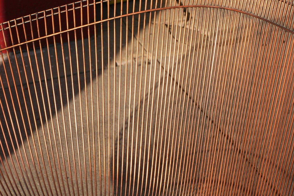 Extremely Rare Polished Copper Sofa by Warren Platner for Knoll c.1969 2