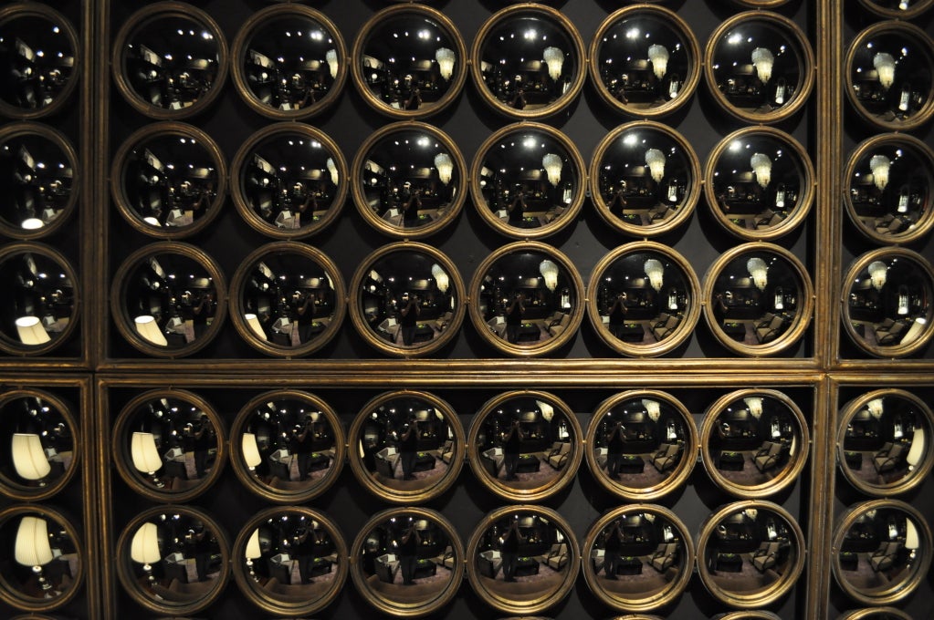 Decoration Panel of Round Curved Mirrors 3