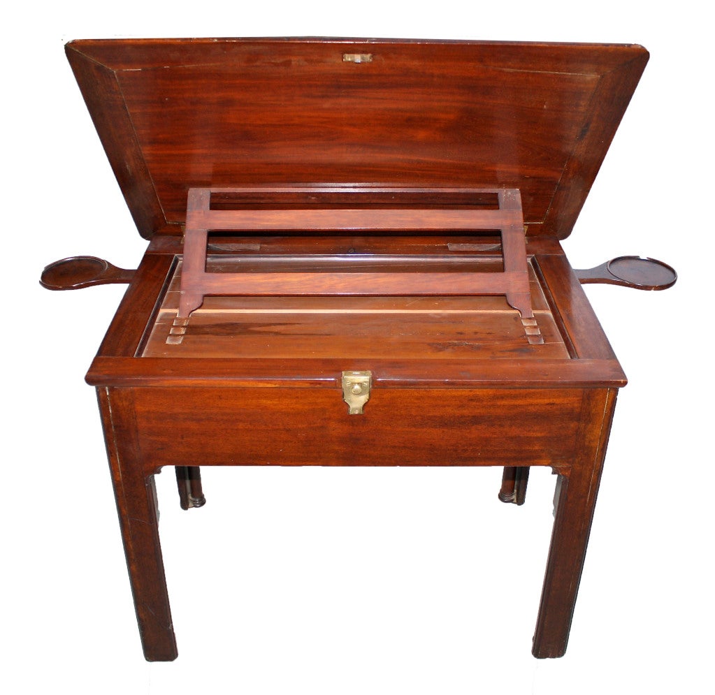 George III Mahogany Architect's Table For Sale 4