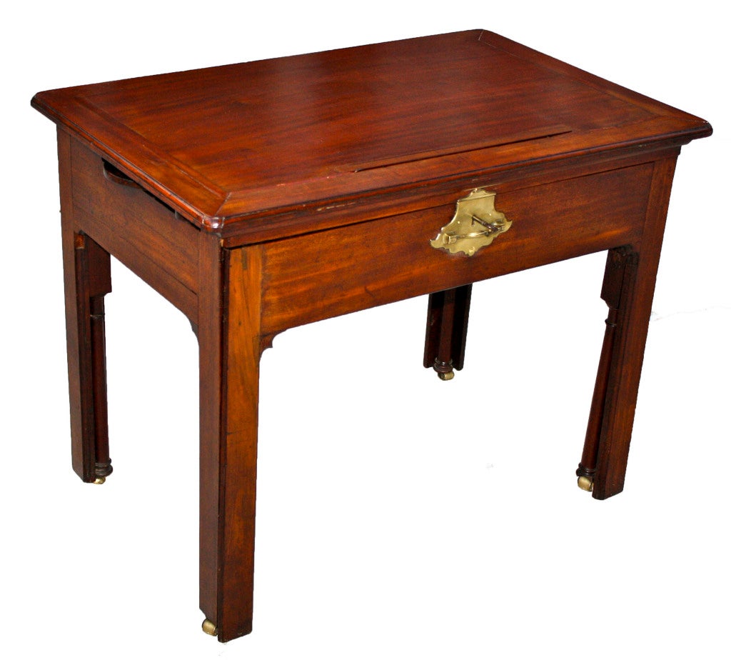 English George III Mahogany Architect's Table For Sale