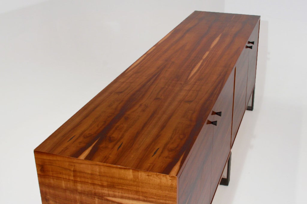 Quadrar Wood Credenza by Thomas Hayes Studio In Excellent Condition In Hollywood, CA