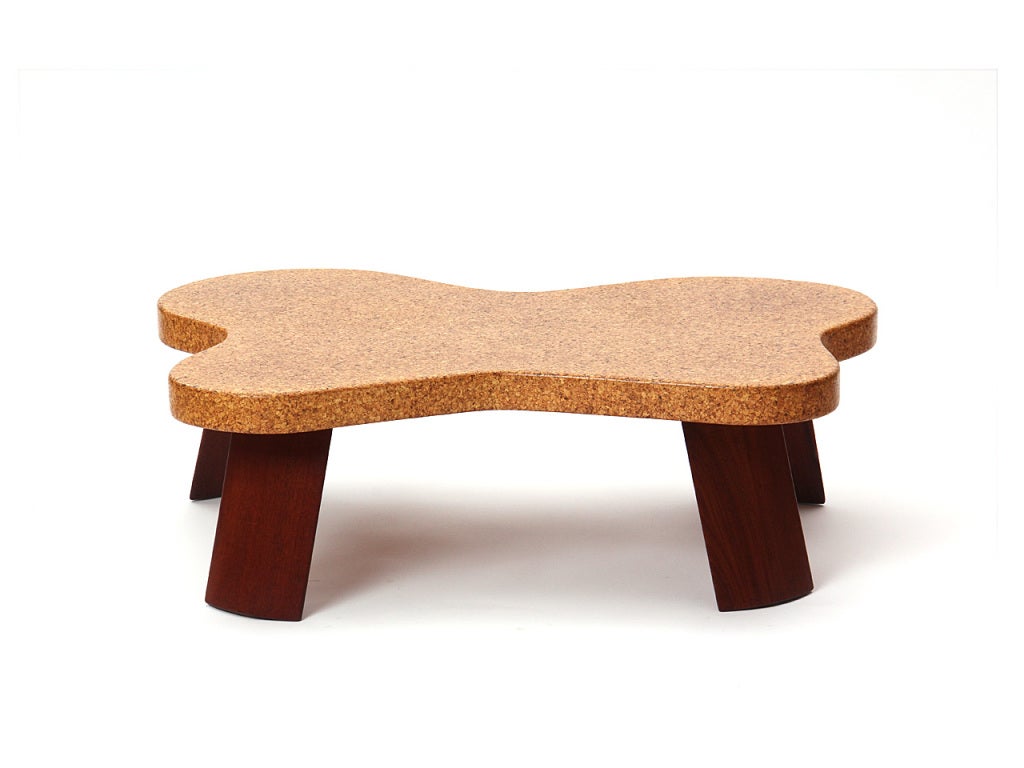 Cork Low Table by Paul Frankl
