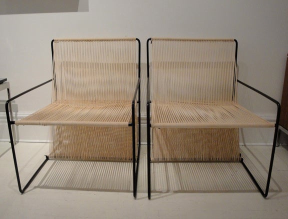 American Pair of Rope Chairs by Mc.Cartney and O'Neil