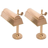A Bronze Art Deco Table Lamps by Walter Kantack