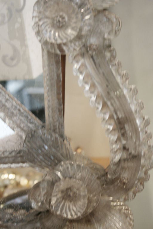 Glass Fantastic Early Horizontal Venetian Mirror