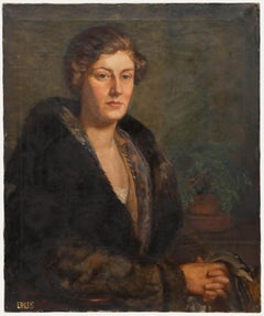 Attrib. Harry Mileham (1873-1957) - Early 20th Century Oil, Portrait of a Lady