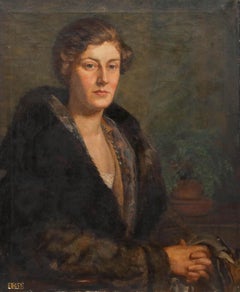 Attrib. Harry Mileham (1873-1957) - Early 20th Century Oil, Portrait of a Lady