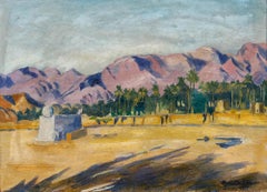 Mathilde Lenoir (1878-1965) - 1912 Oil, Biskra