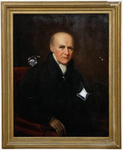 For Restoration 19th Century Oil - Portrait of Thomas Henry Sherwood