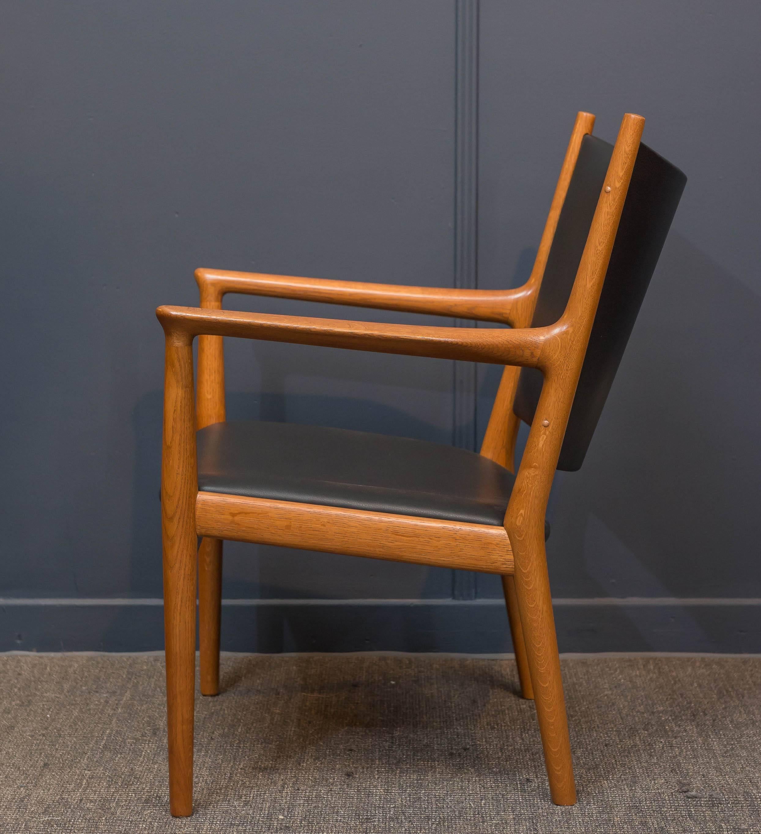 Danish Hans J Wegner Lounge Chair For Sale
