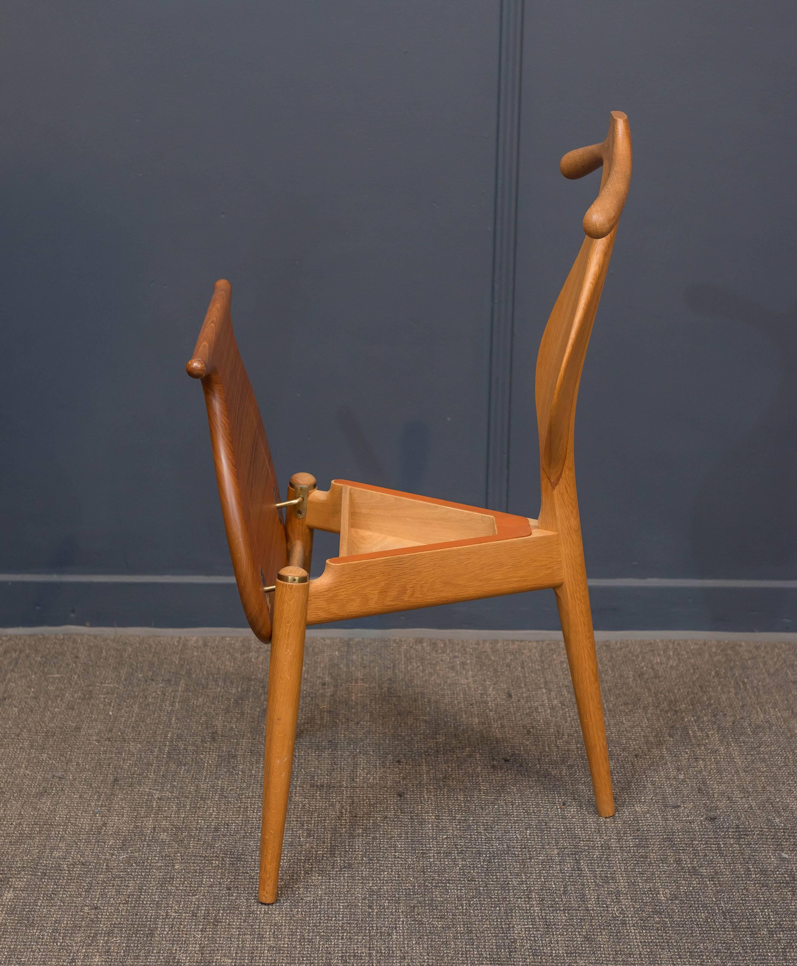 Scandinavian Modern Hans J. Wegner Valet Chair