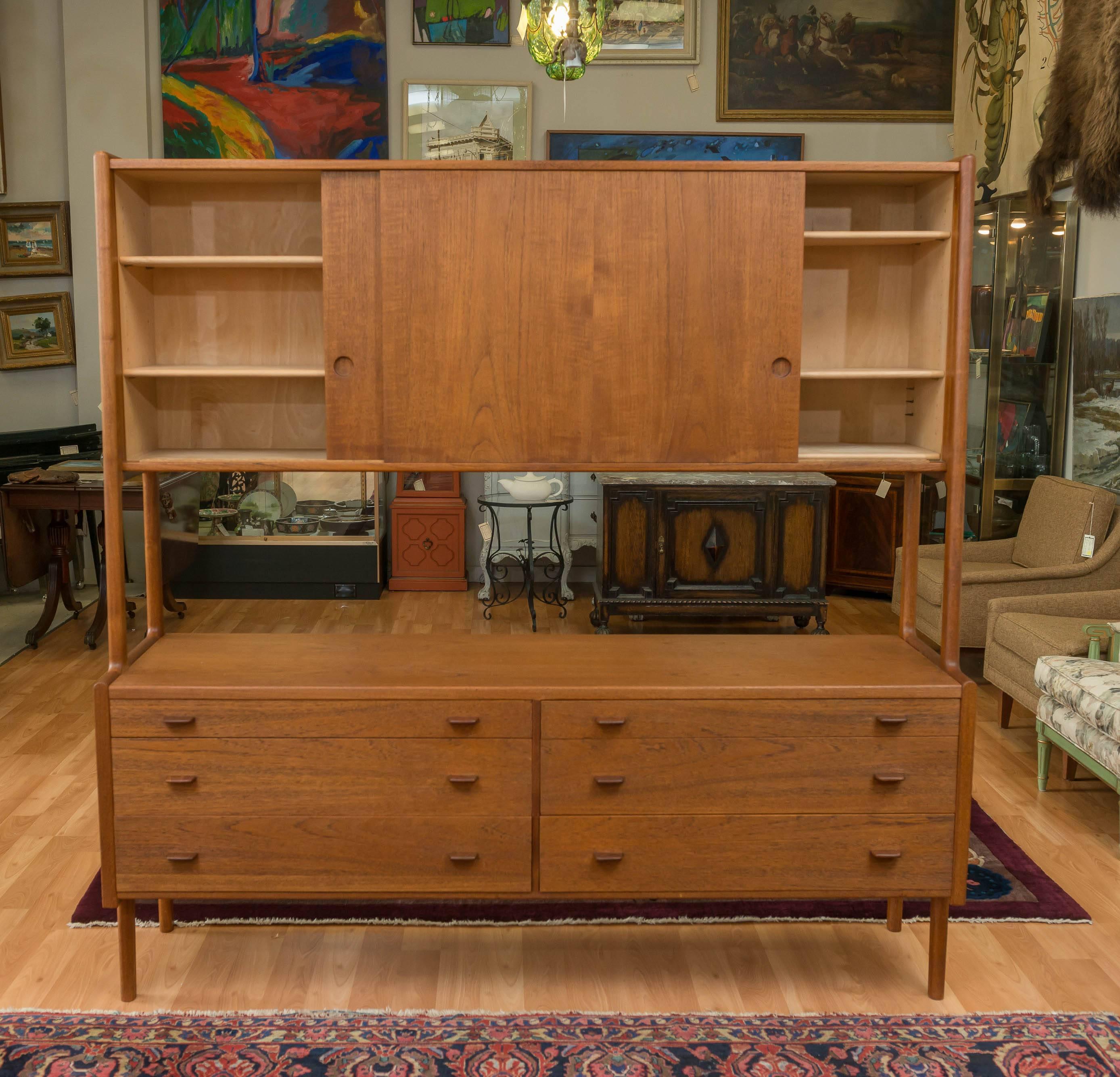 Danish Large Hans Wegner Teak Credenza