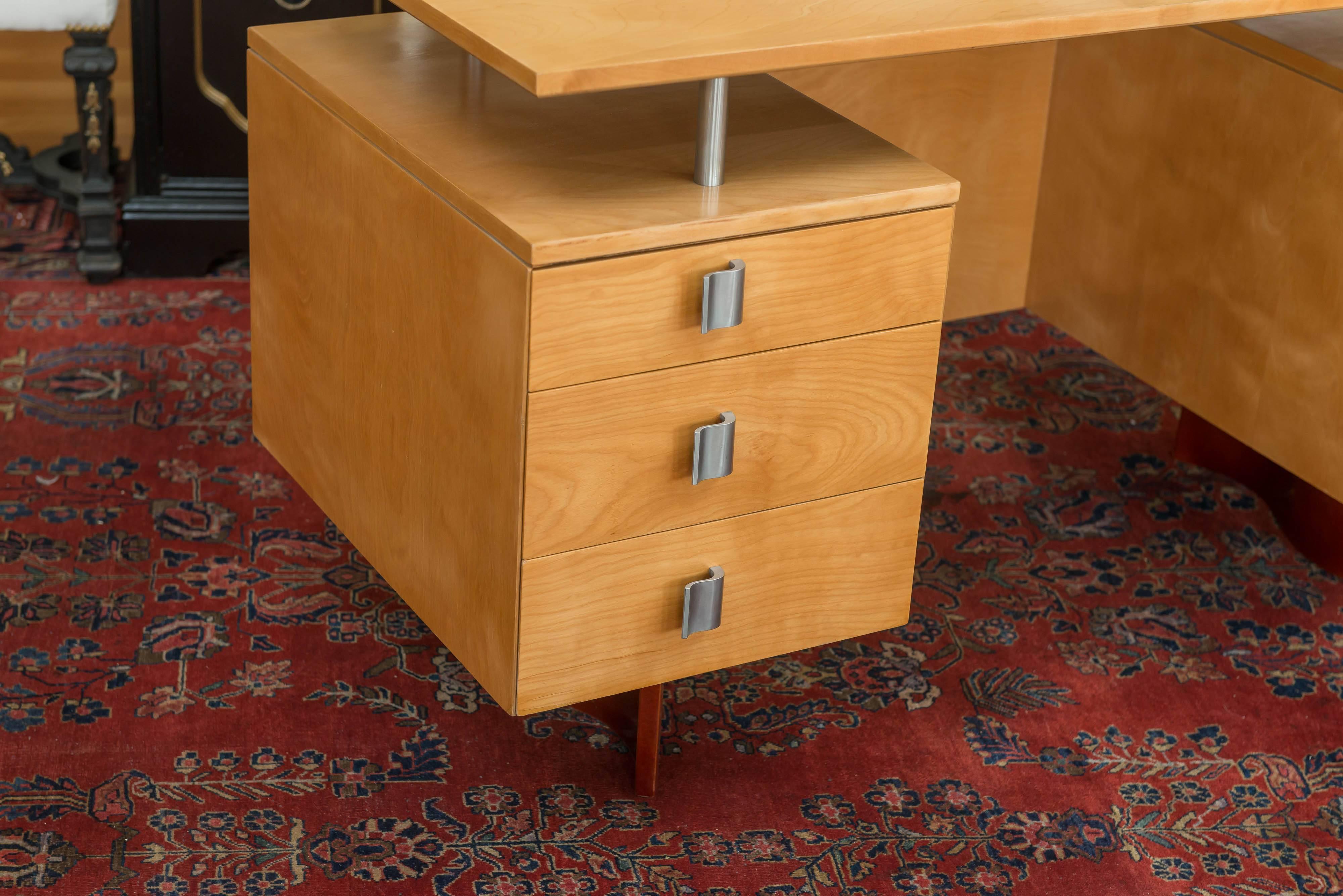 Mid-Century Modern Desk Designed by Eliel Saarinen for Johnson Furniture Company