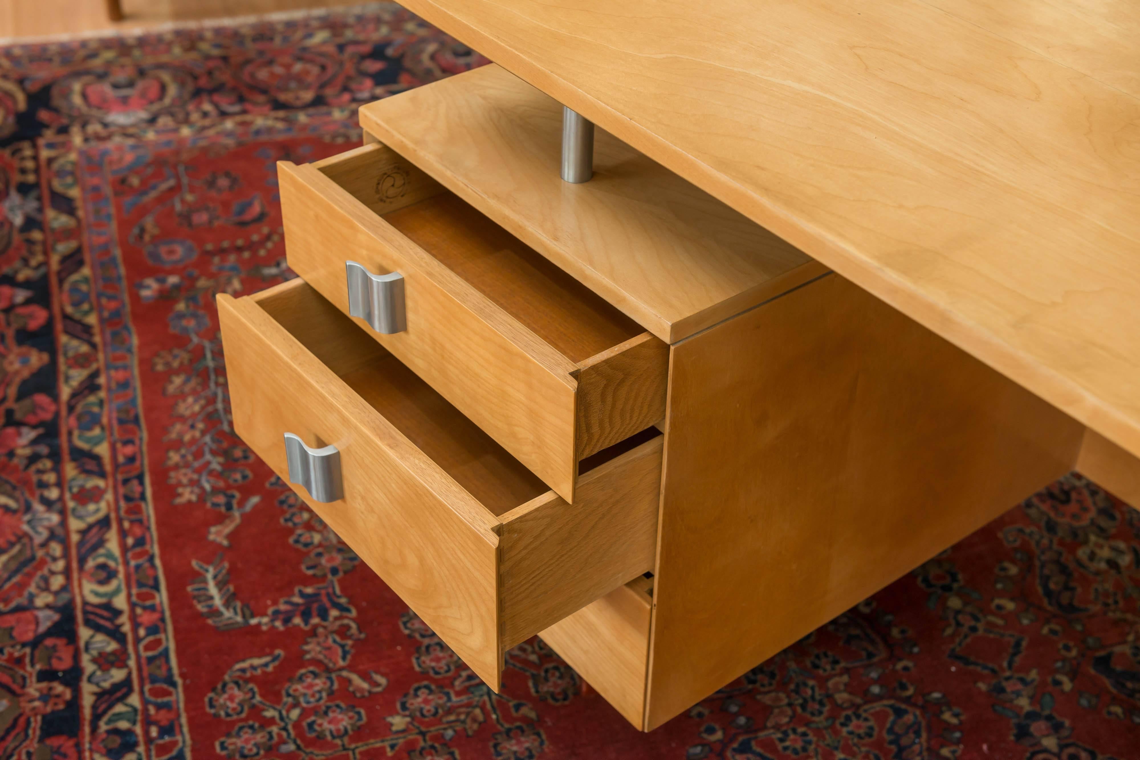 Desk Designed by Eliel Saarinen for Johnson Furniture Company In Excellent Condition In San Francisco, CA