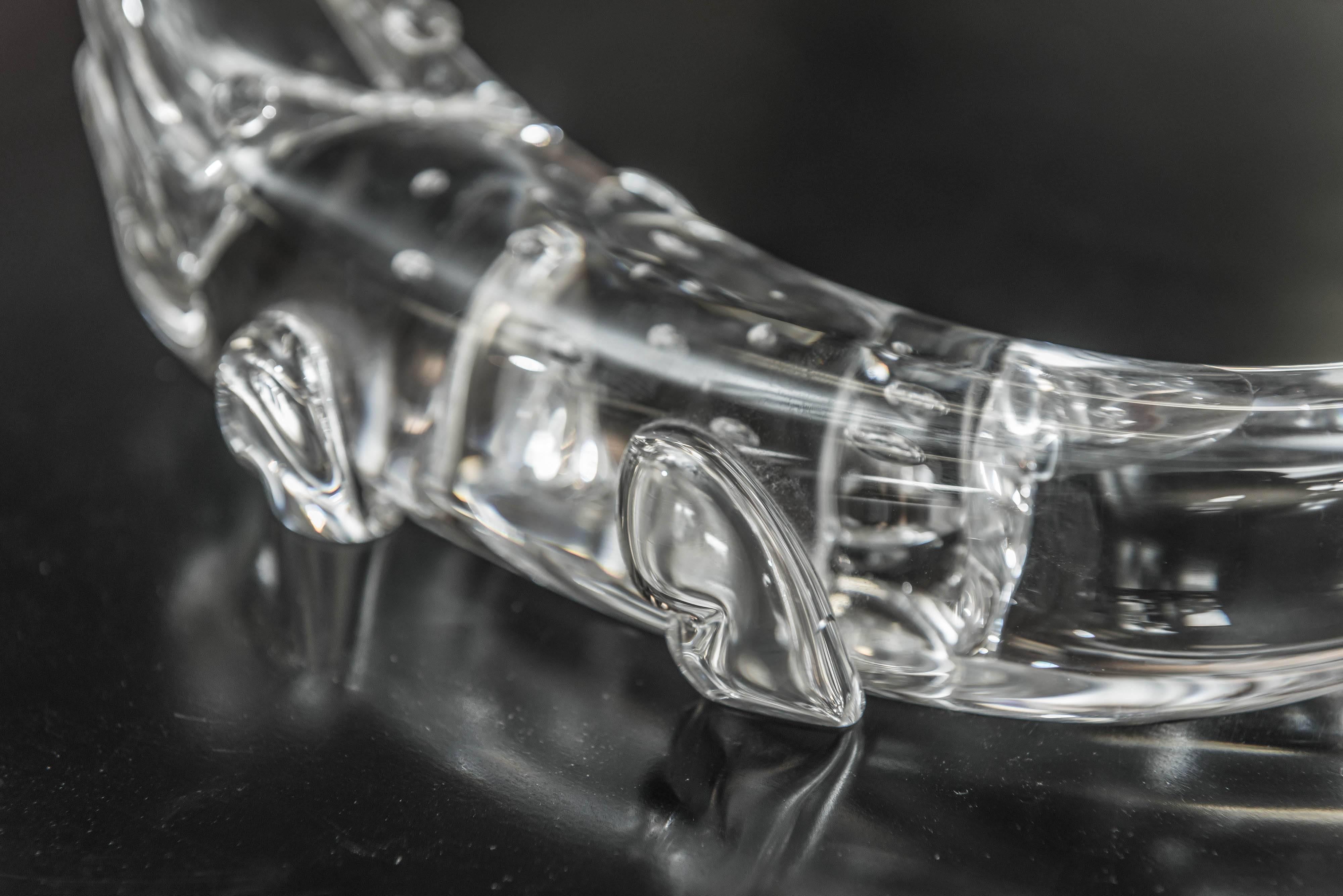Art Glass Steuben Glass Alligator by James Houston **Saturday Sale!