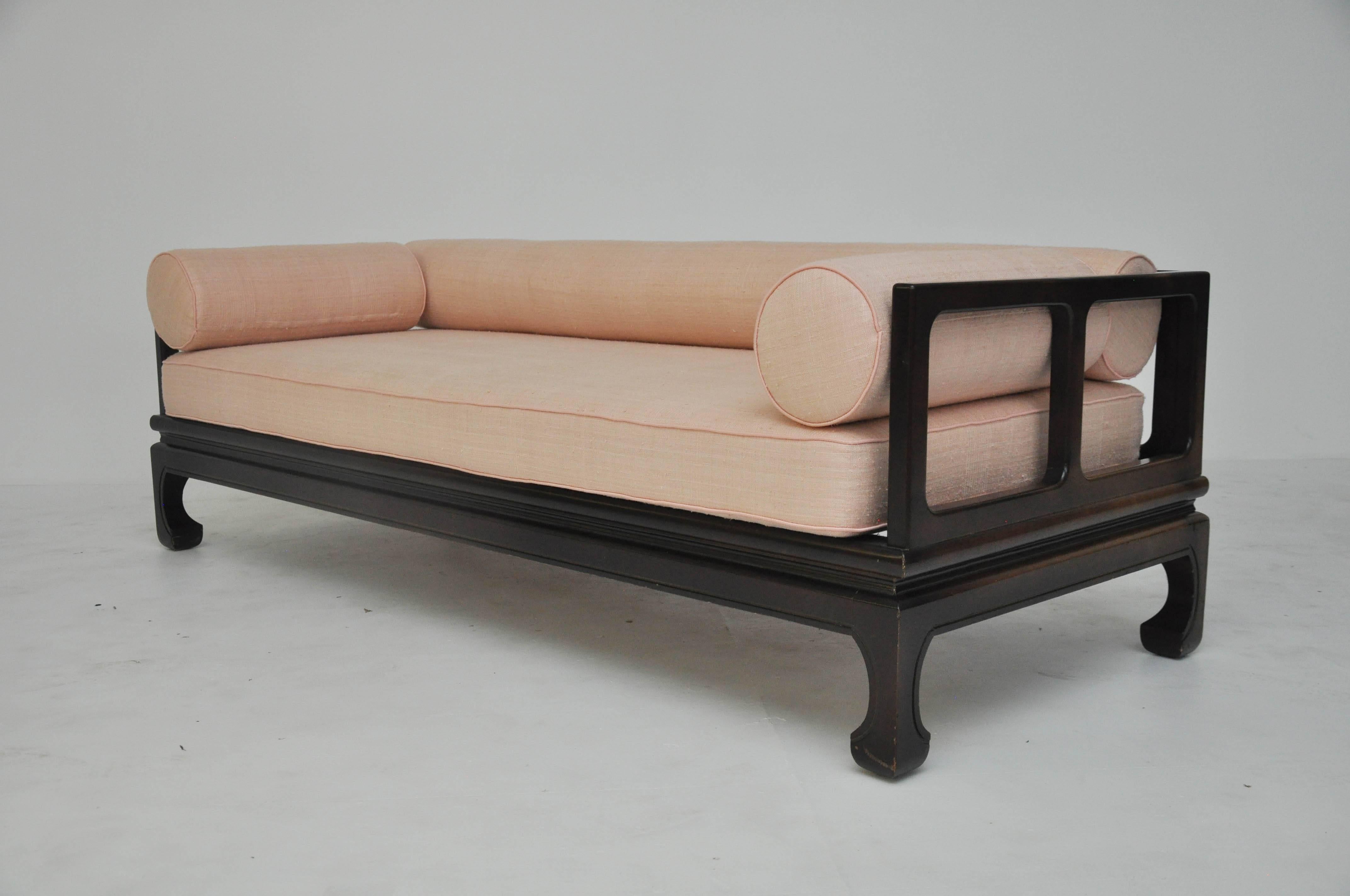 Chinoiserie daybed in the style of James Mont.