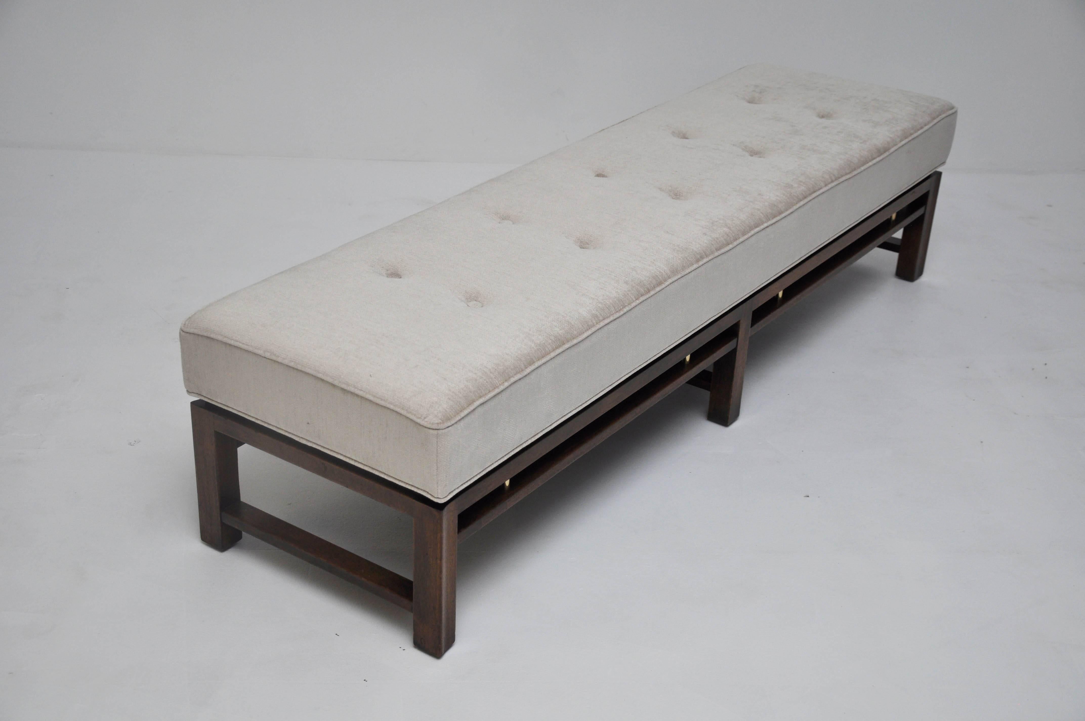 Dunbar Bench by Edward Wormley In Excellent Condition In Chicago, IL