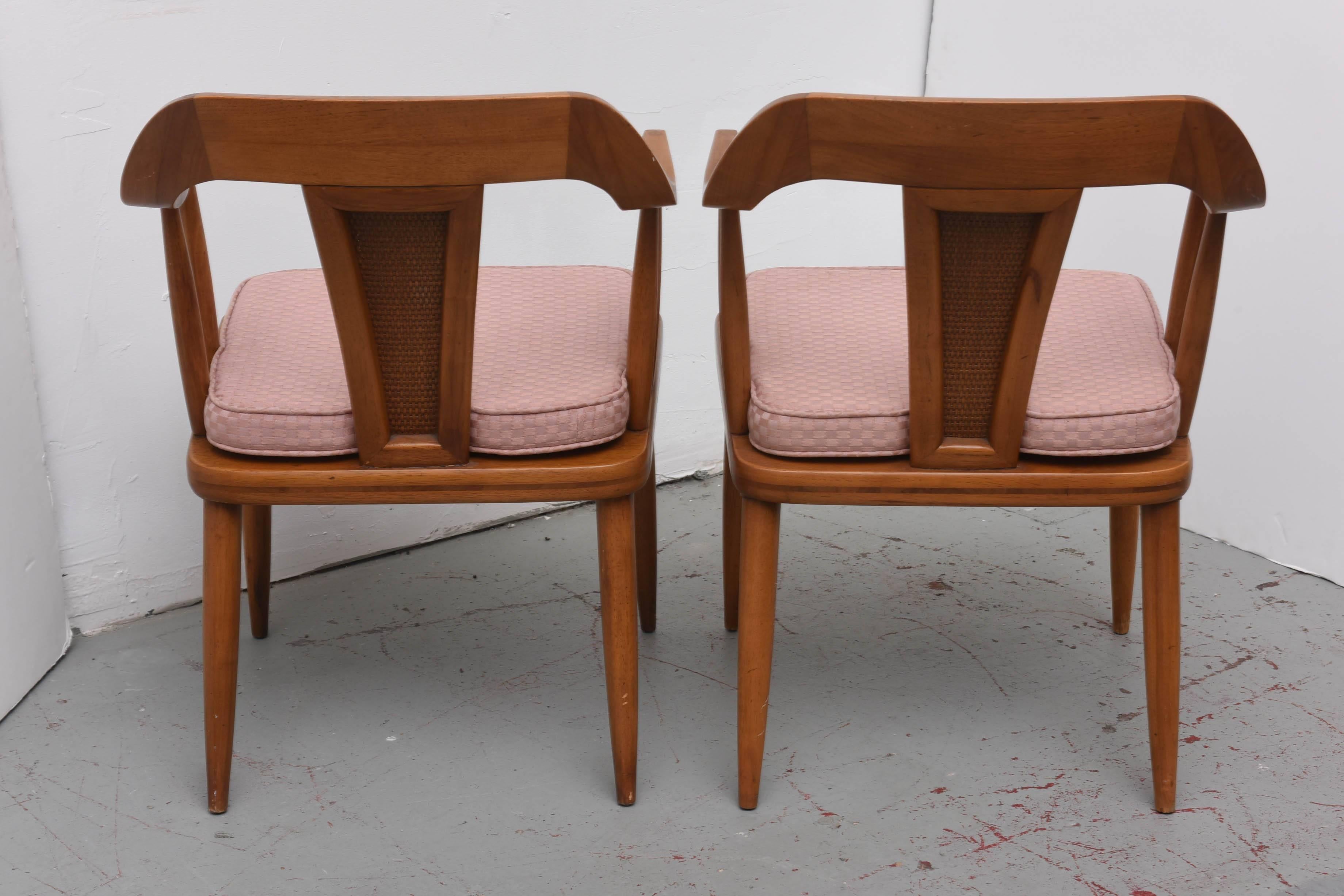 Tomlinson of High Point, Set of Four Dining Chairs, USA, 1957 In Good Condition For Sale In Miami, FL