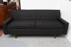 Original Selig Sofa aus Wolle und Teakholz, 1960er Jahre, USA
