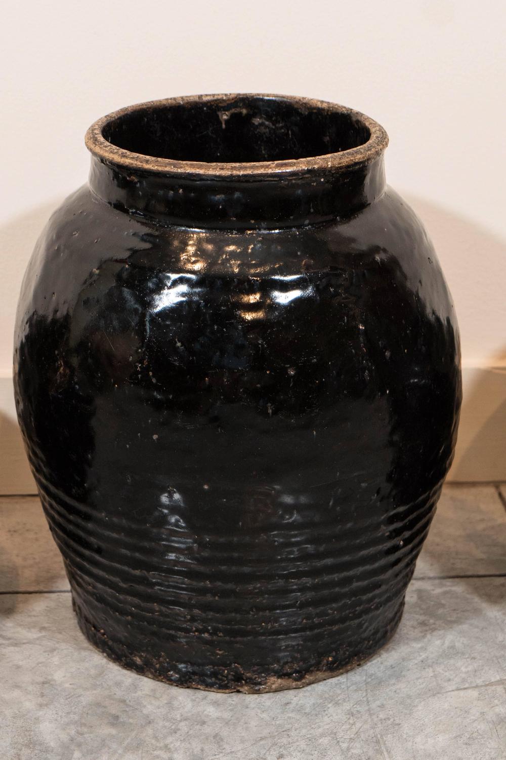 Collection of Antique Ceramic Food Jars at 1stdibs