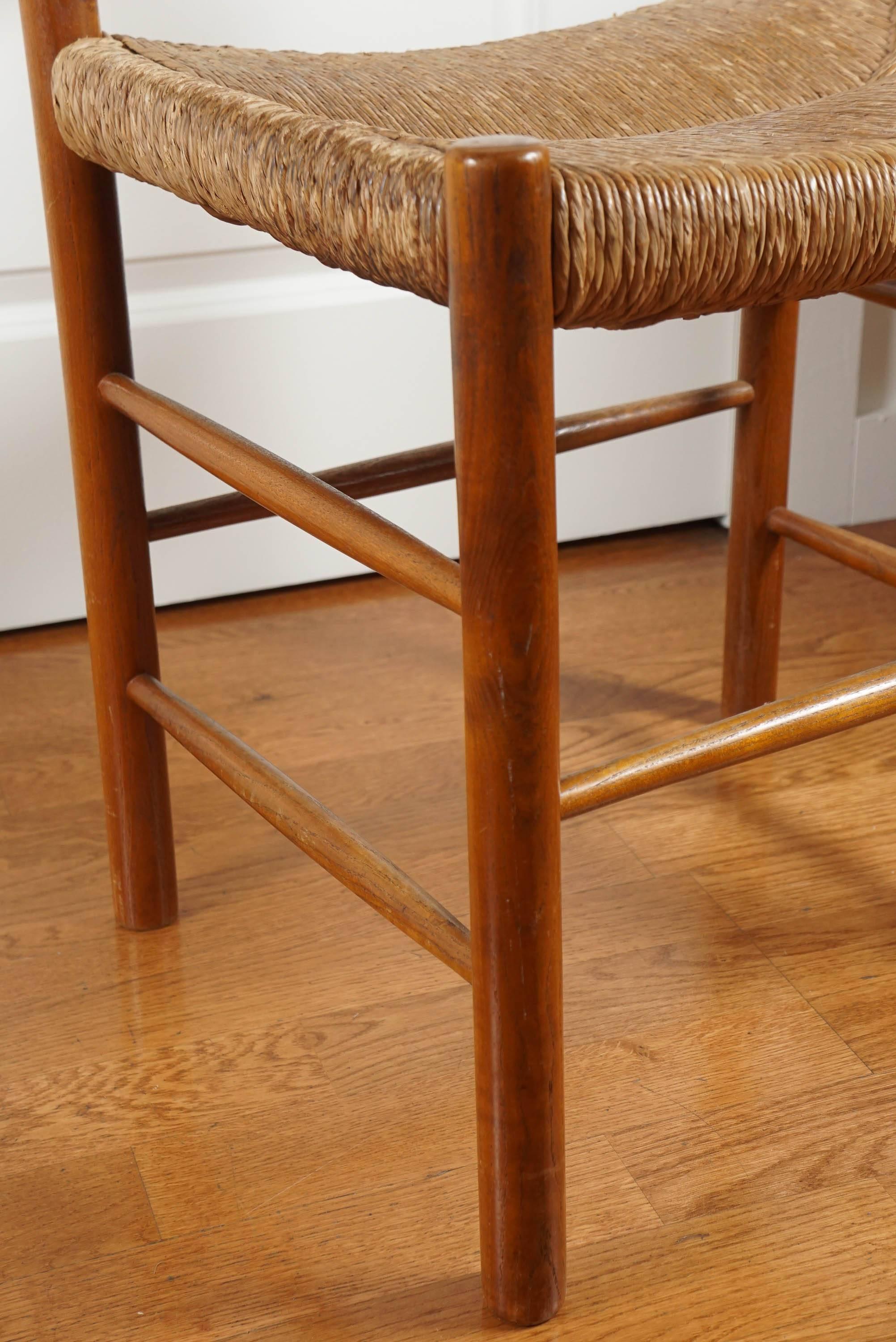 Mid-20th Century French Woven Dining Chair