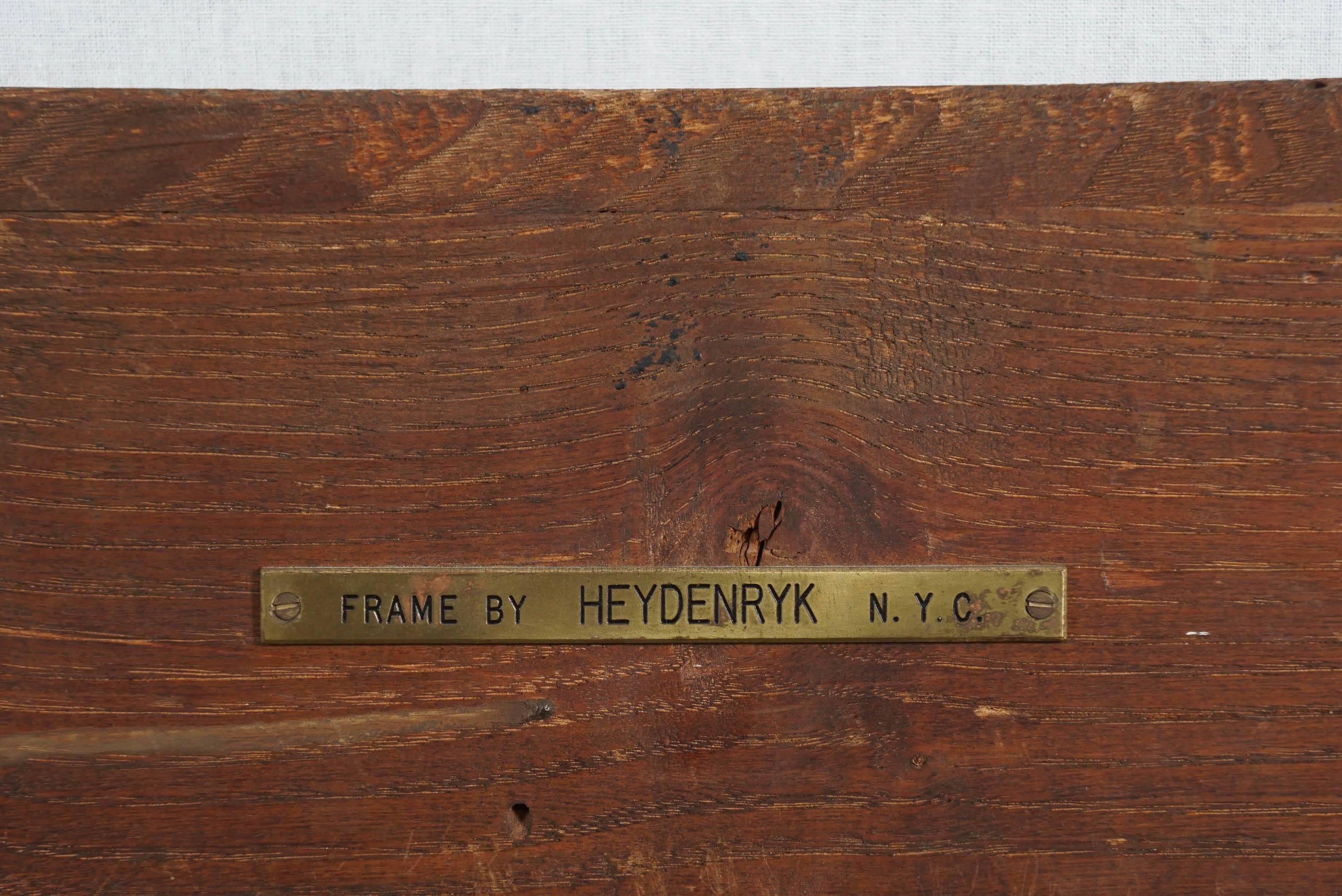 Wood House of Heydenryk Carved Frame