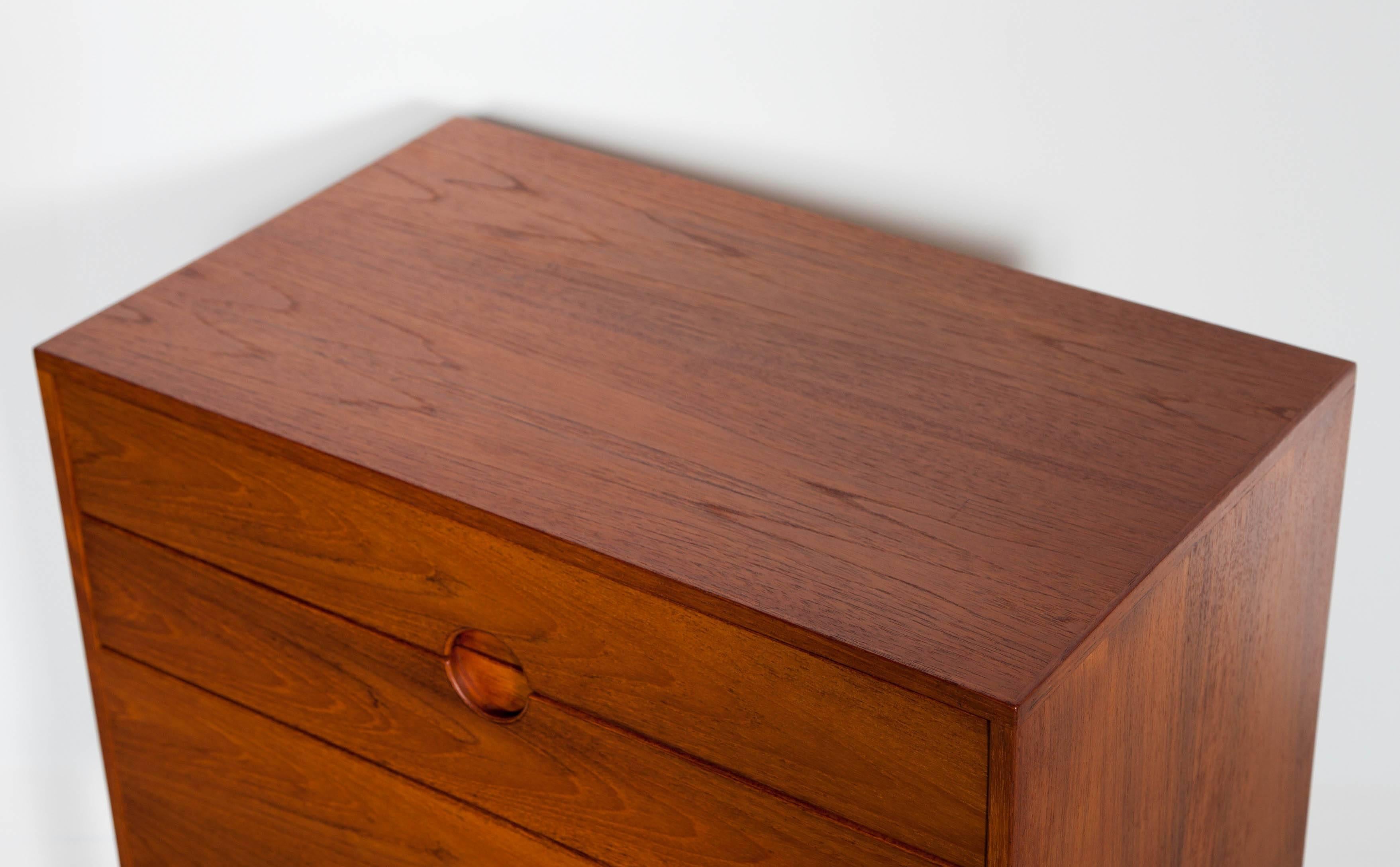 Teak Night Stand by Aksel Kjersgaard In Excellent Condition In New York, NY