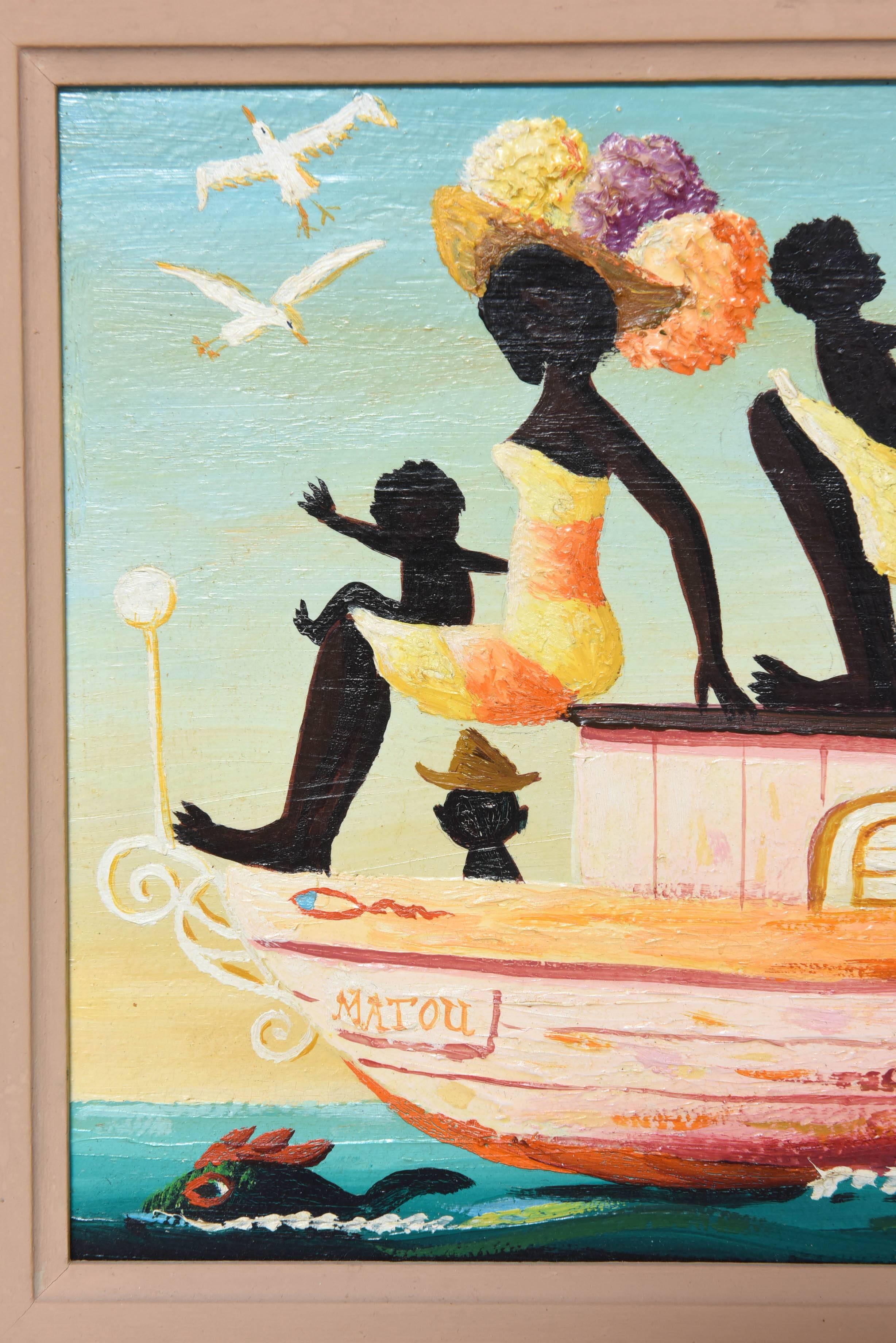 American Oil Painting on Canvas by Orville Bulman