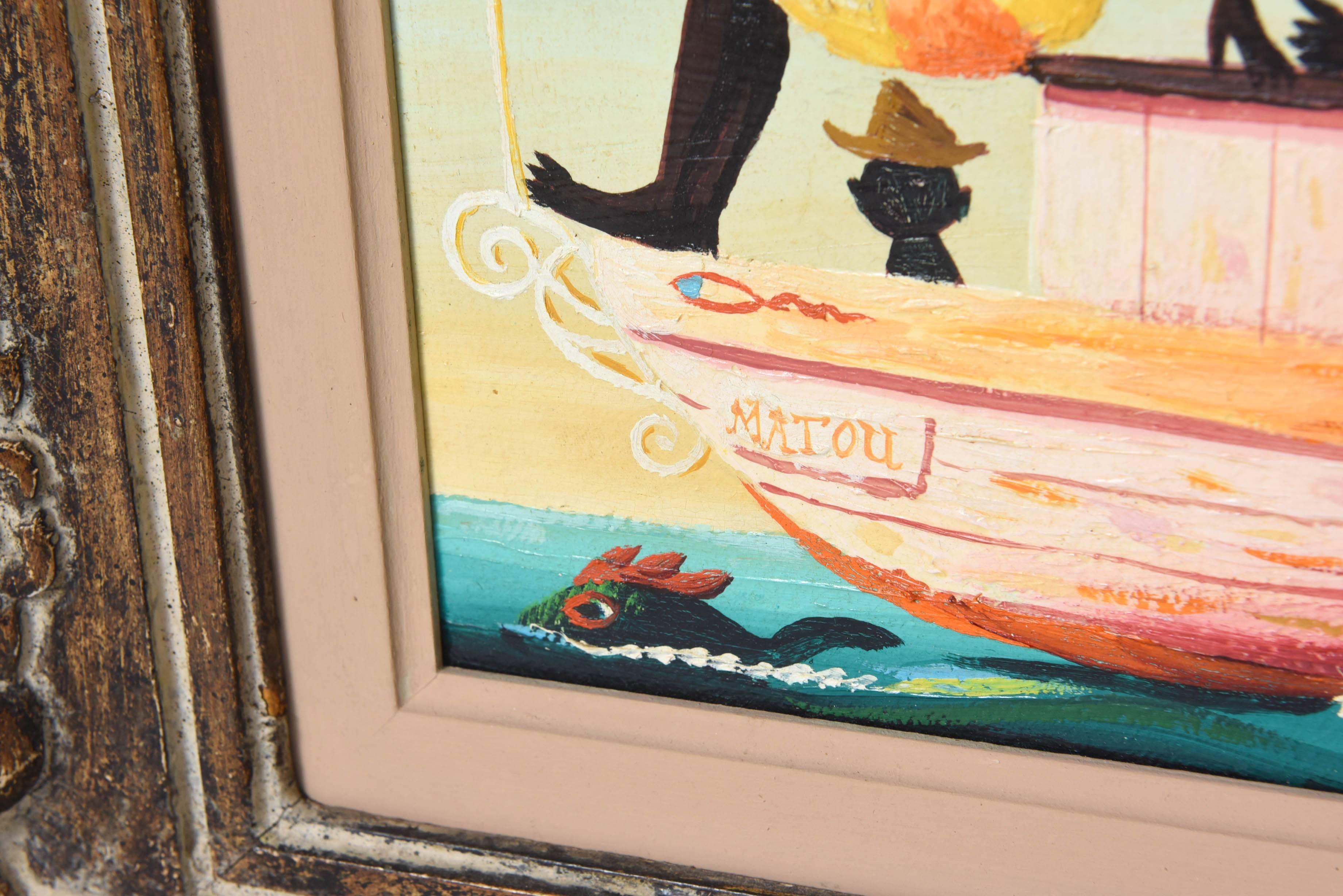 Oil Painting on Canvas by Orville Bulman 1