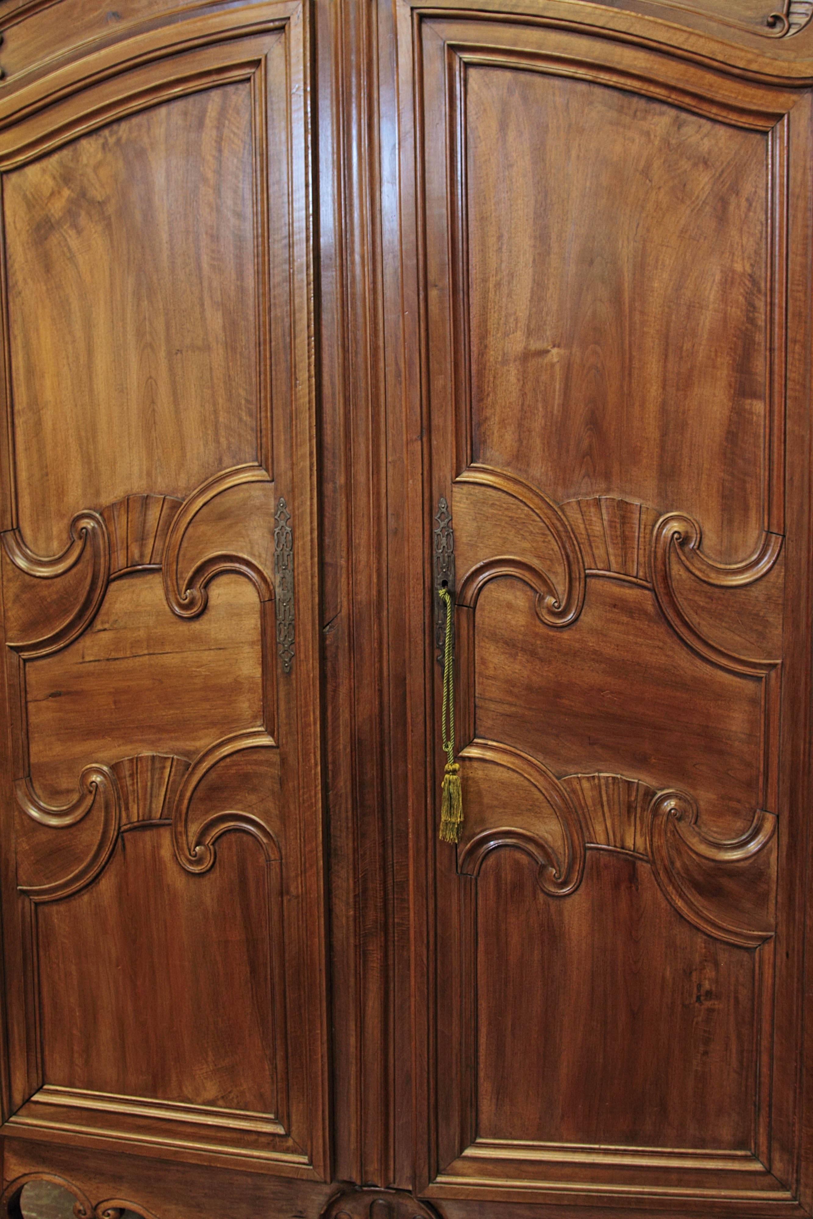 Carved 19th Century French Armoire