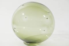 Timo Sarpaneva Two Pink Glass Bird Bottle and One Aurinkopallo Sun Ball