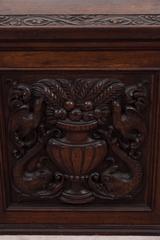 German Midcentury 'Black Forest' Log Storage Chest in Walnut