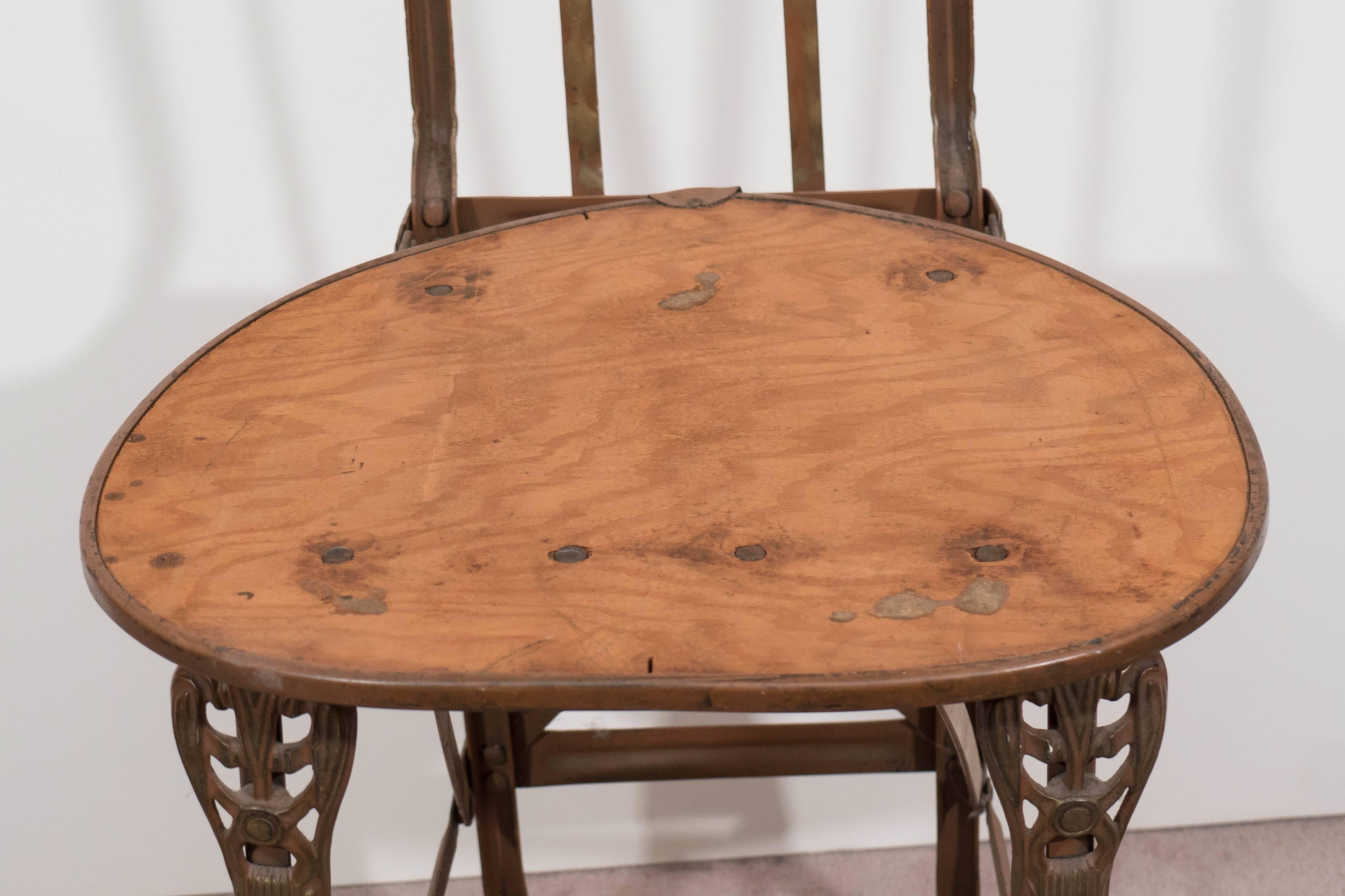 art deco folding chairs