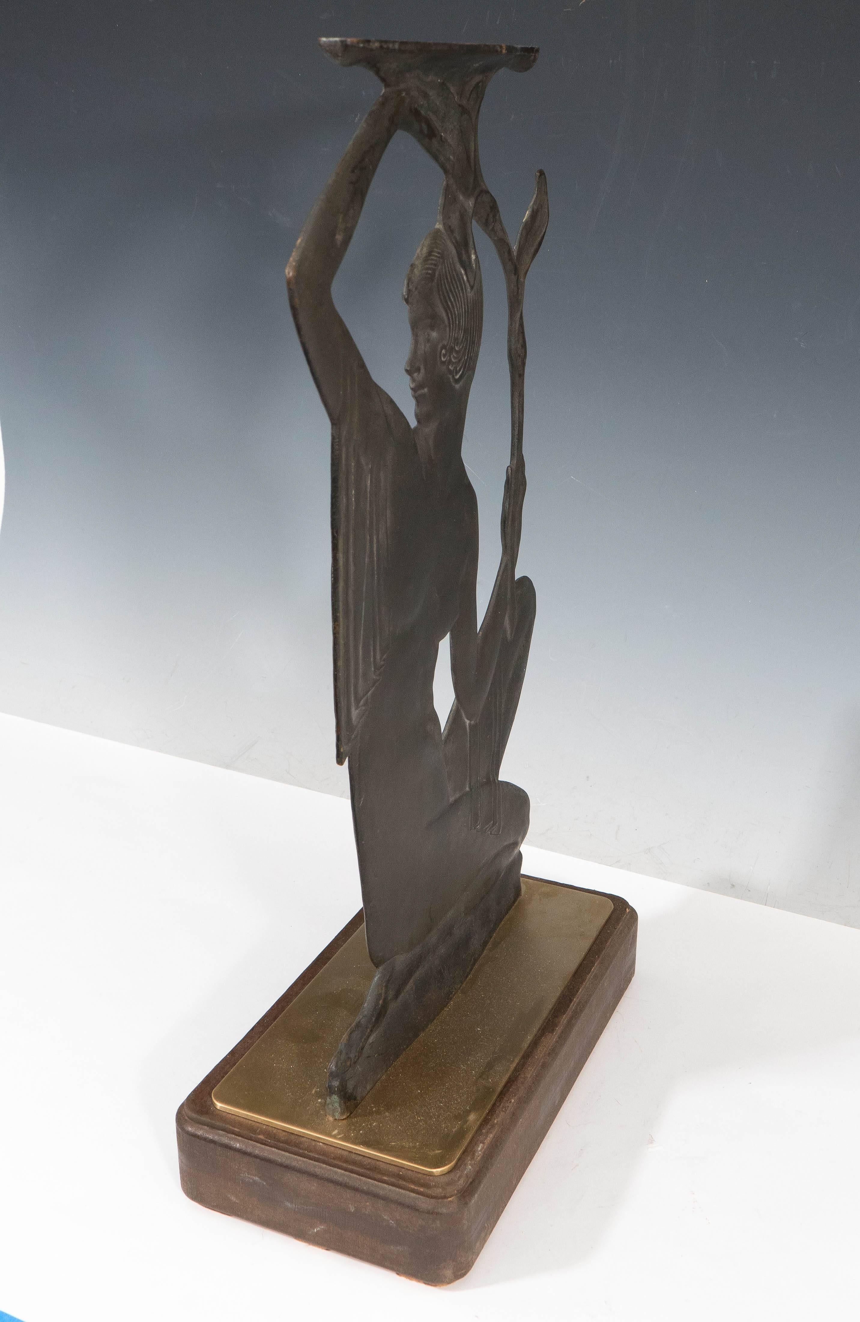 Emory P. Seidel Art Deco Bronze Figural Sculpture 3
