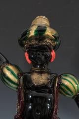 A Vintage Murano Glass Sculpture of Dancer in a Turban by Gino Cenedese