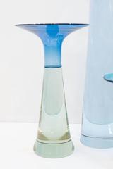 Set of Four Gino Cenedese Blown Glass Candleholders for Vetri