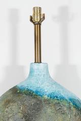 Italian Mid-Century Marcello Fantoni Handmade Ceramic Lamp