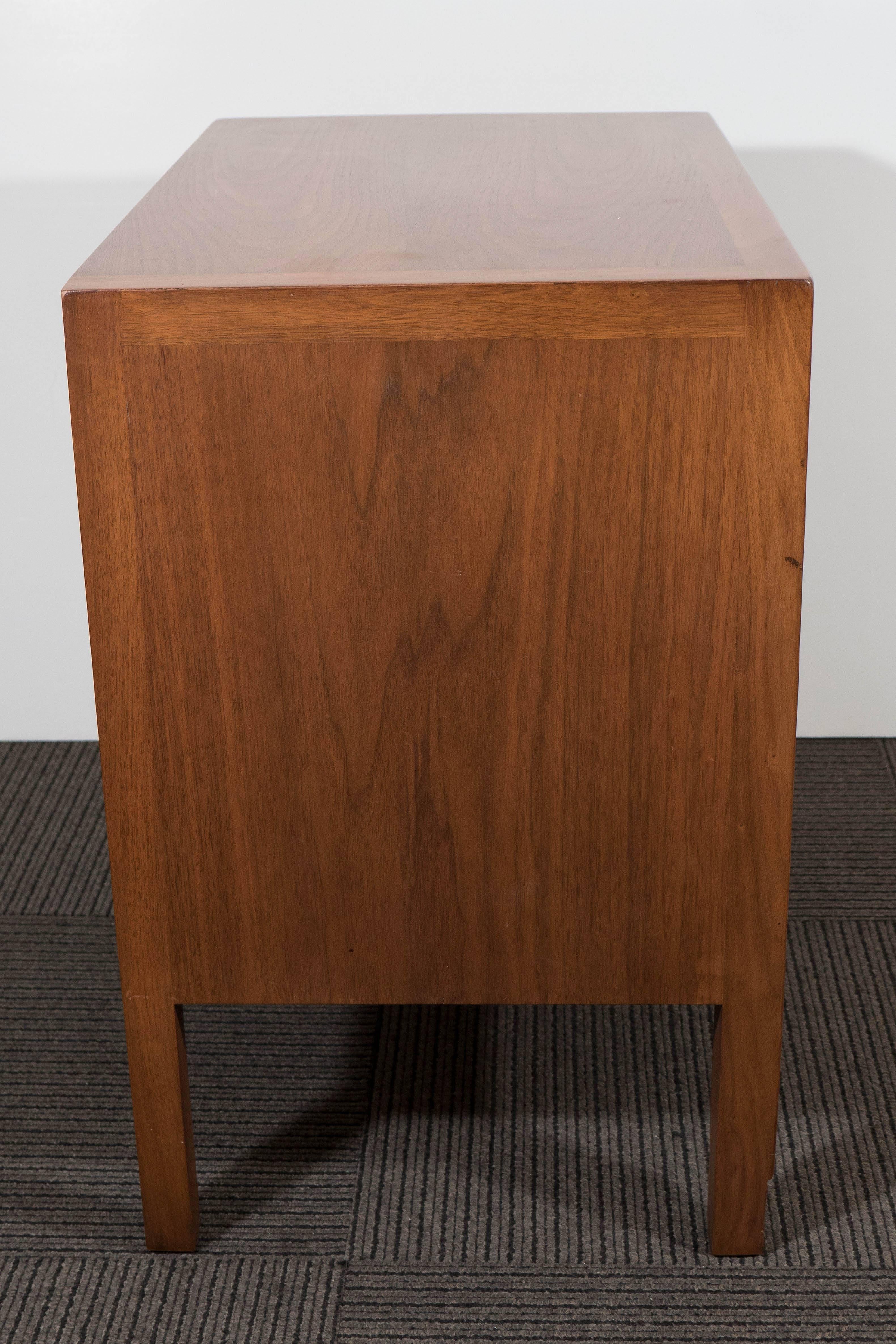 Pair of John Stuart Wood Nightstands and End Tables for Janus Collection 1