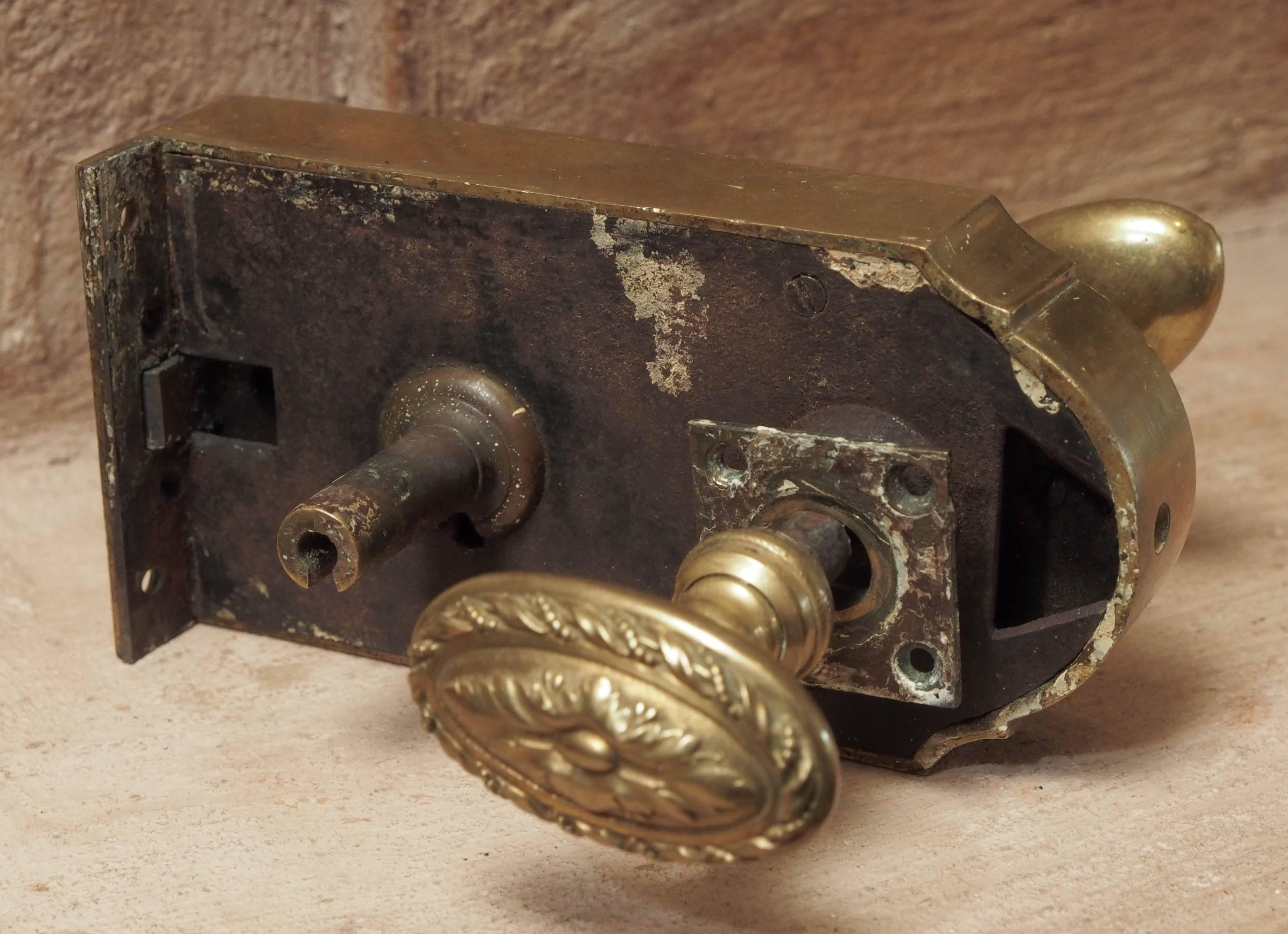18th Century Door Lock In Good Condition For Sale In New Orleans, LA