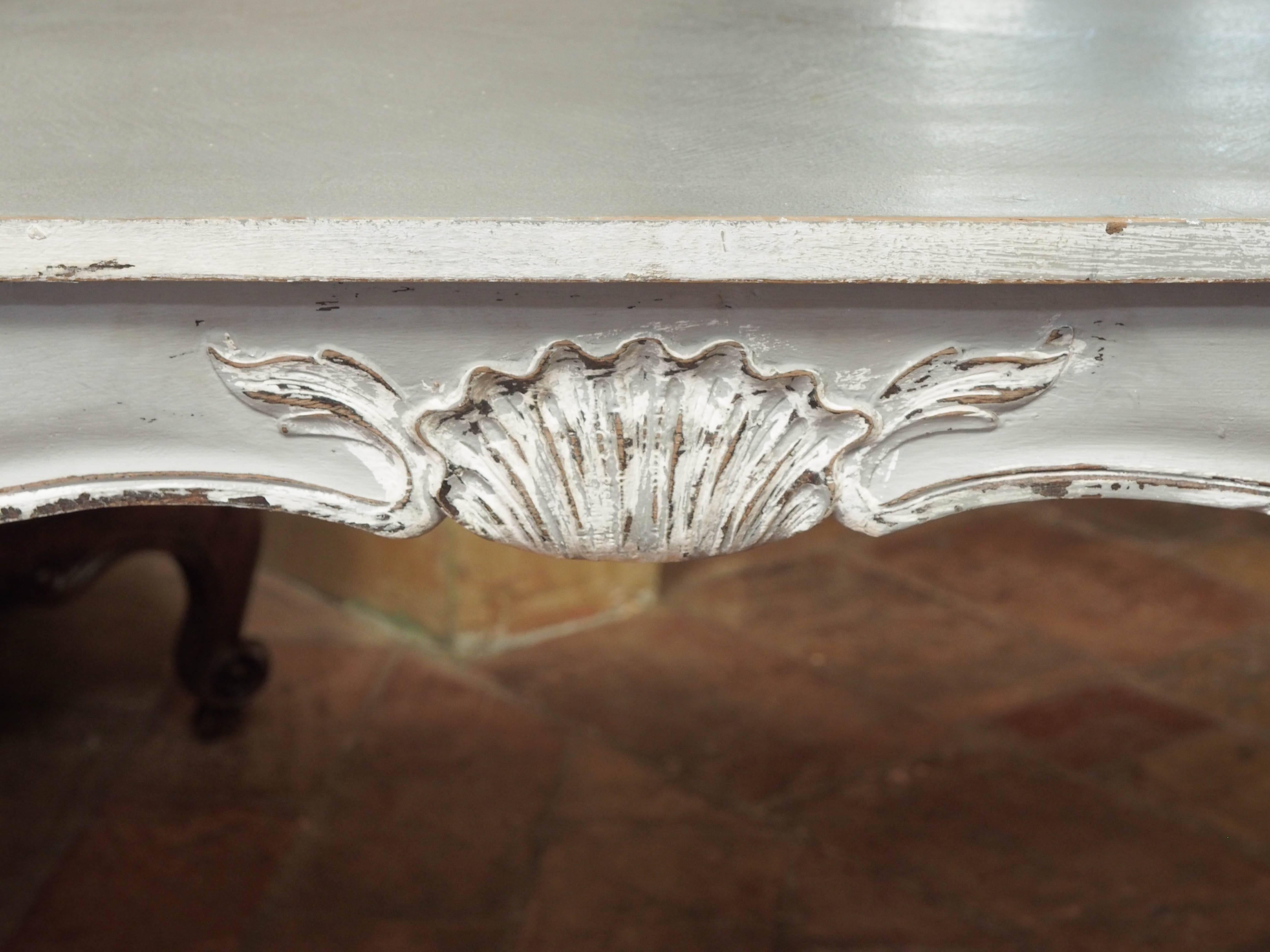French Painted Louis XV Style Table For Sale