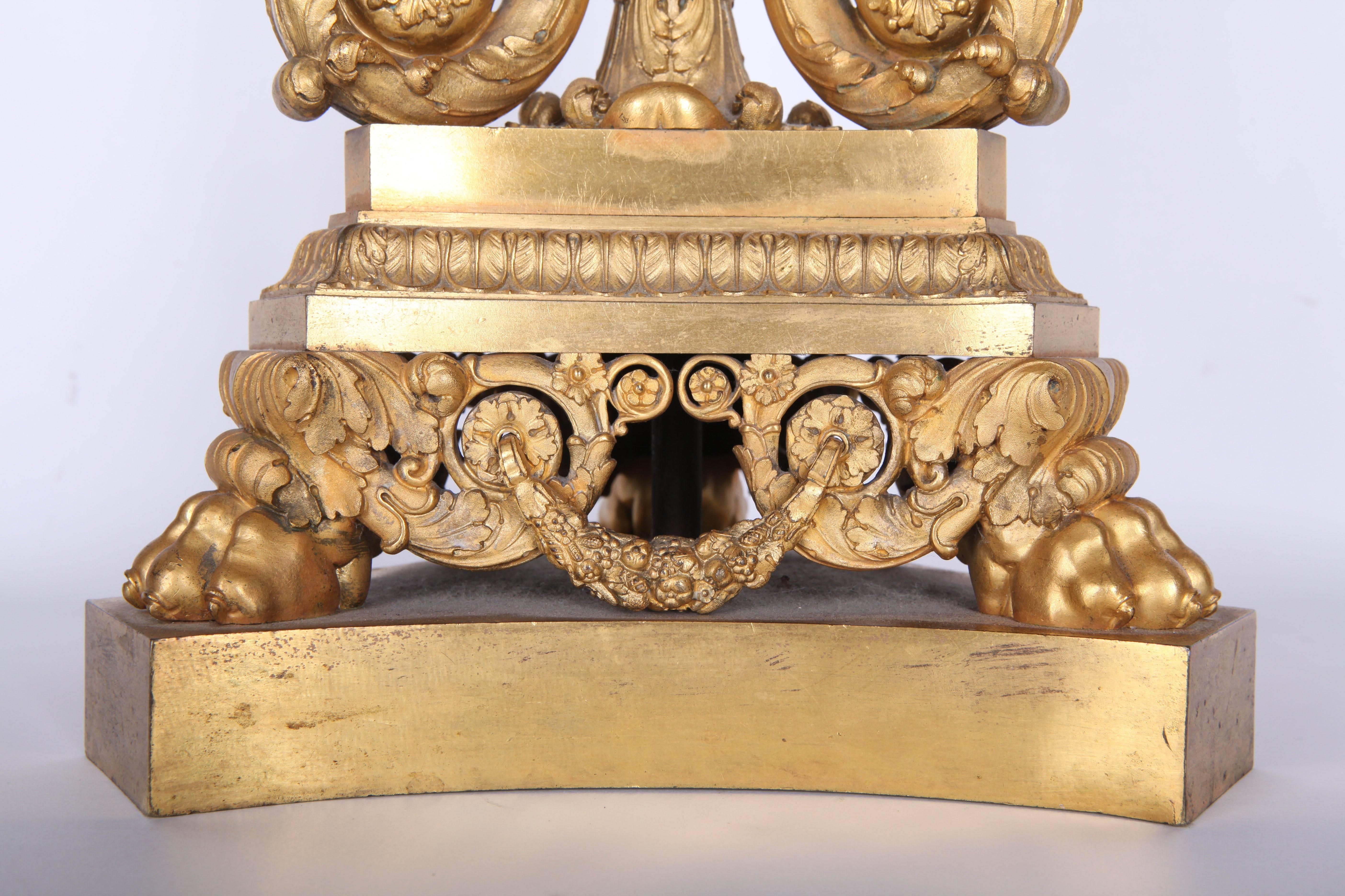 Bronze A19th Century French Renaissance Revival gilt bronze Centerpiece Comport For Sale