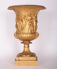 19th Century French Gilt Bronze Urn After the Antique