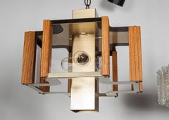 Mid-Century Architectural Light Fixture Designed by Frederick Ramond