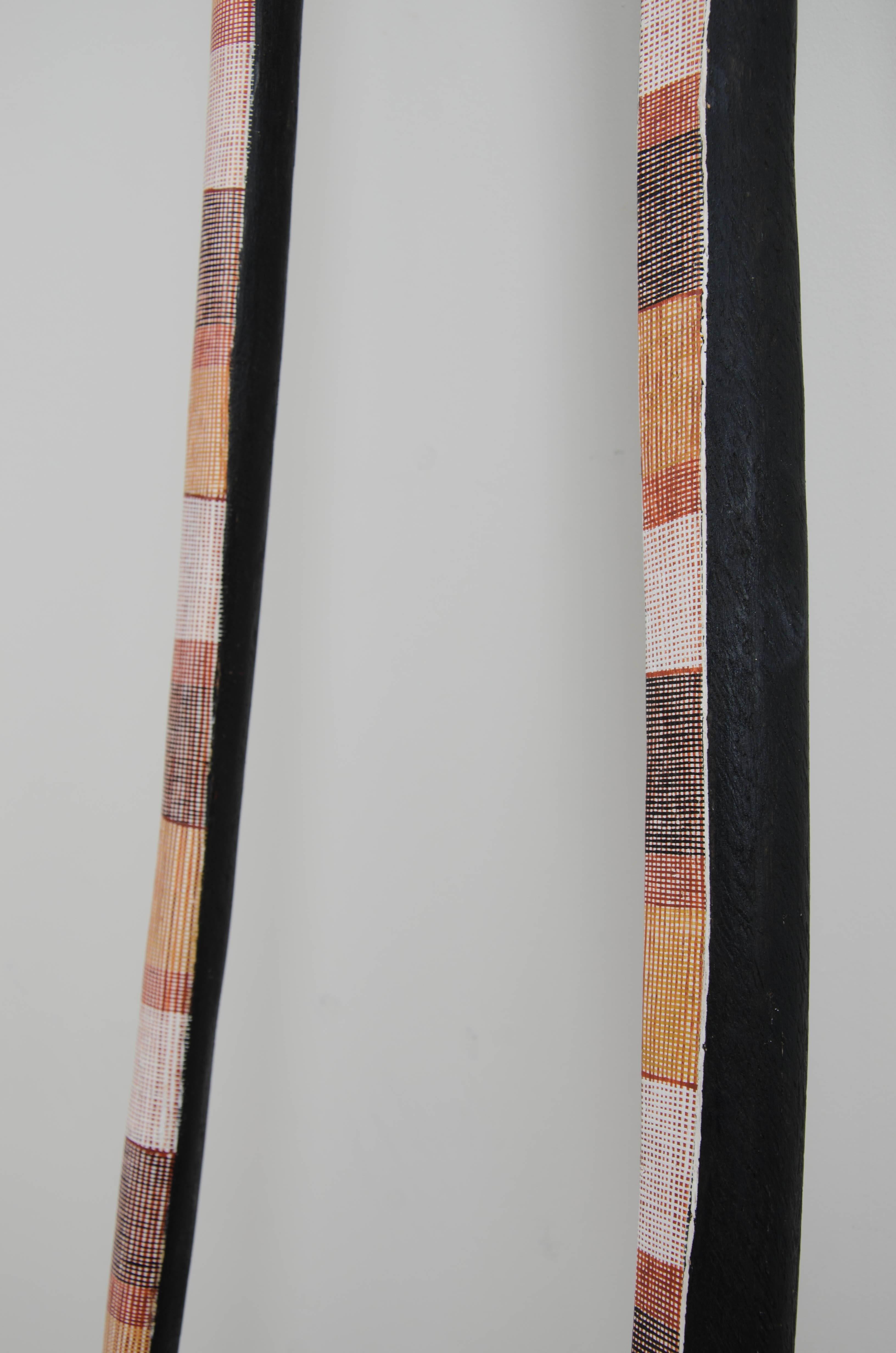 21st Century Australian Aboriginal Painted Branches In Excellent Condition In London, GB